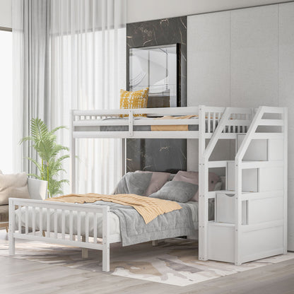 Loft Bed With Staircase And Storage - The Sleep Loft - Online Mattress Showroom NYC