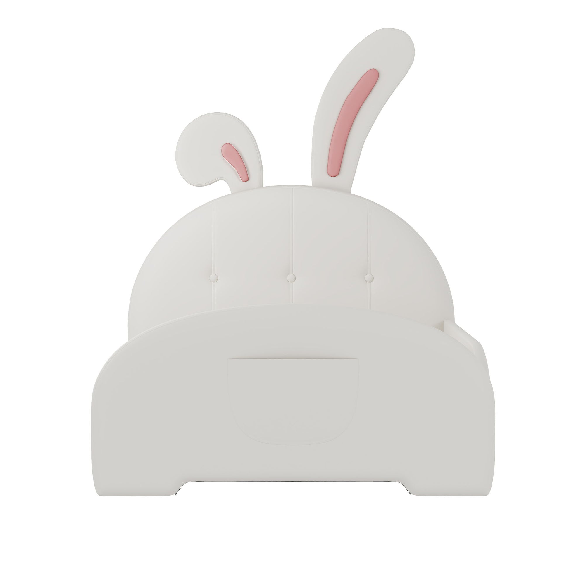Upholstered Rabbit-Shape Princess Bed With Headboard And Footboard - The Sleep Loft - Online Mattress Showroom NYC