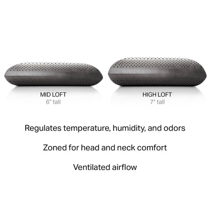Zoned Dough + Bamboo Charcoal - Pillow - The Sleep Loft - Online Mattress Showroom NYC