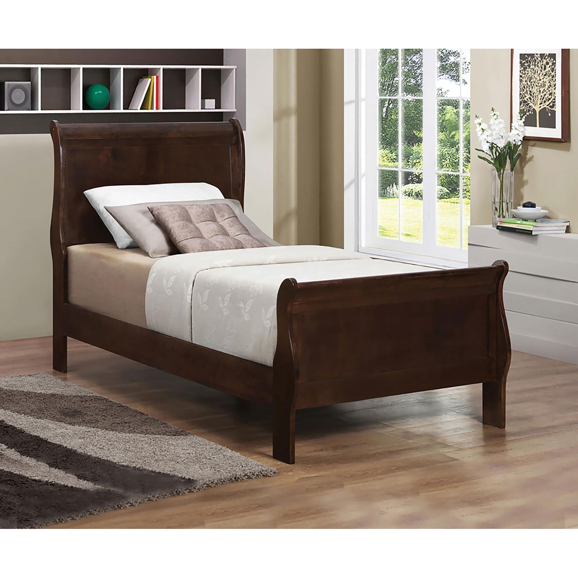 Graffenstaden - Sleigh Bed - The Sleep Loft - Online Mattress Showroom NYC