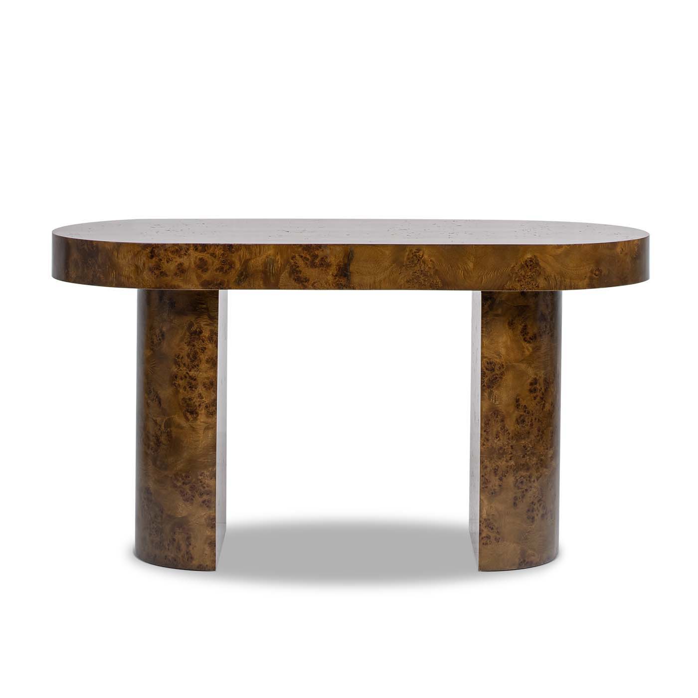 Jesse - Single Drawer Oval Computer Desk - The Sleep Loft - Online Mattress Showroom NYC
