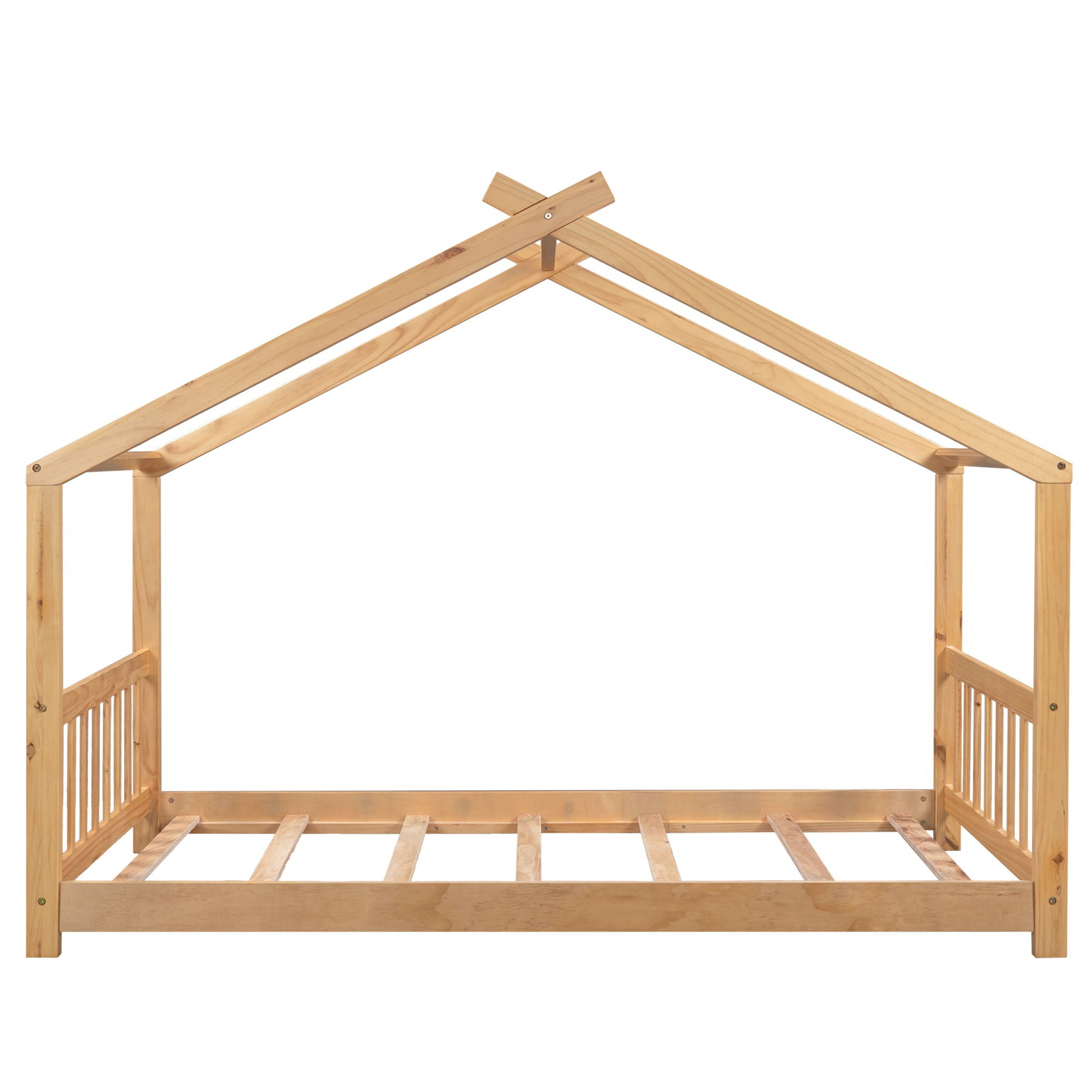 House Platform Bed With Headboard And Footboard, Roof Design - The Sleep Loft - Online Mattress Showroom NYC