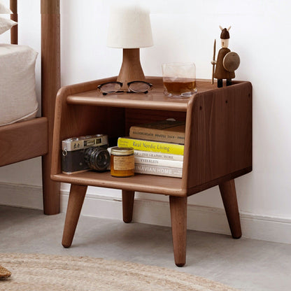 Bedside Cabinet, Modern Simple Nightstands European Beech - The Sleep Loft - Online Mattress Showroom NYC