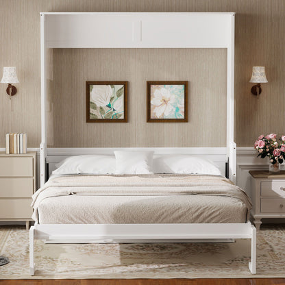 Murphy Bed With Desk, LED Lights & USB Charging Station - The Sleep Loft - Online Mattress Showroom NYC