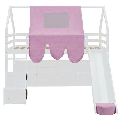 Loft Bed With House Shaped Frame And Tent - The Sleep Loft - Online Mattress Showroom NYC
