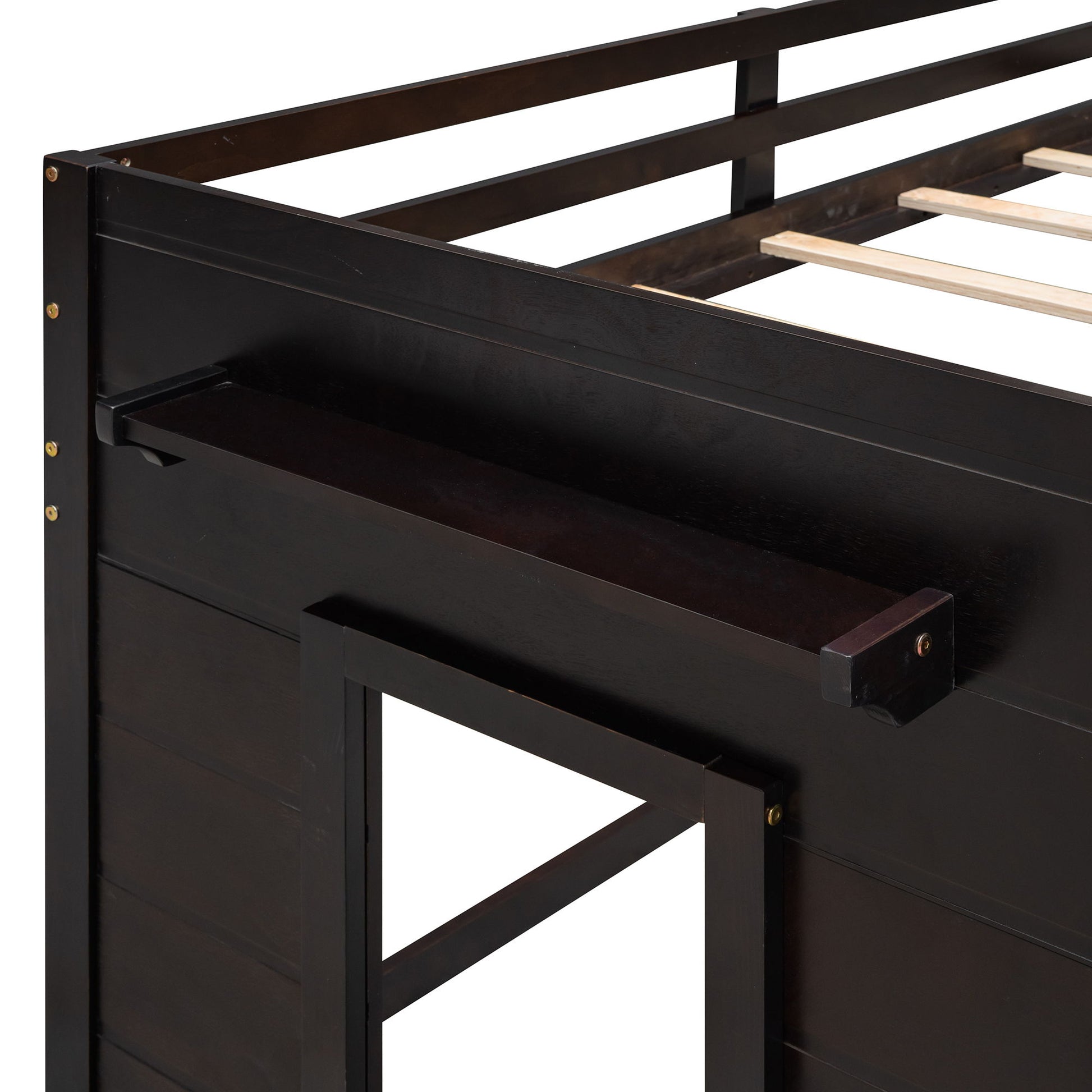 Loft Bed With Cabinet And Shelf - The Sleep Loft - Online Mattress Showroom NYC