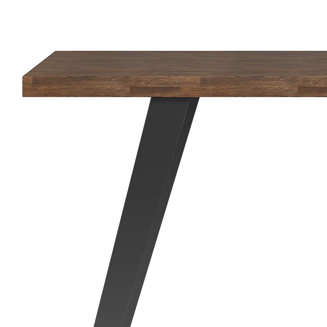 Lowry - Flat Top Desk - Rustic Natural Aged Brown - The Sleep Loft - Online Mattress Showroom NYC