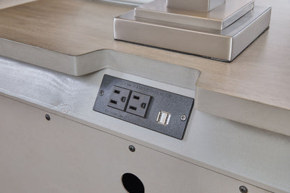 Lexorne - Three Drawer Night Stand - Gray - The Sleep Loft - Online Mattress Showroom NYC