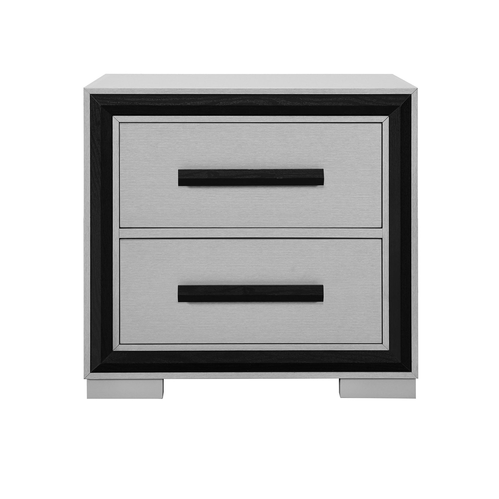 Adelaide - Nightstand With Cooler And Speaker - Gray / Black - The Sleep Loft - Online Mattress Showroom NYC