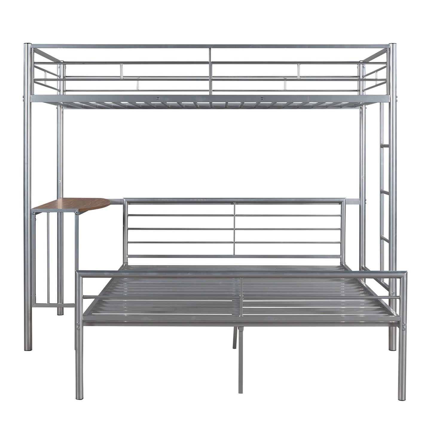 Bunk Bed With Desk, Ladder And Quality Slats For Bedroom - The Sleep Loft - Online Mattress Showroom NYC