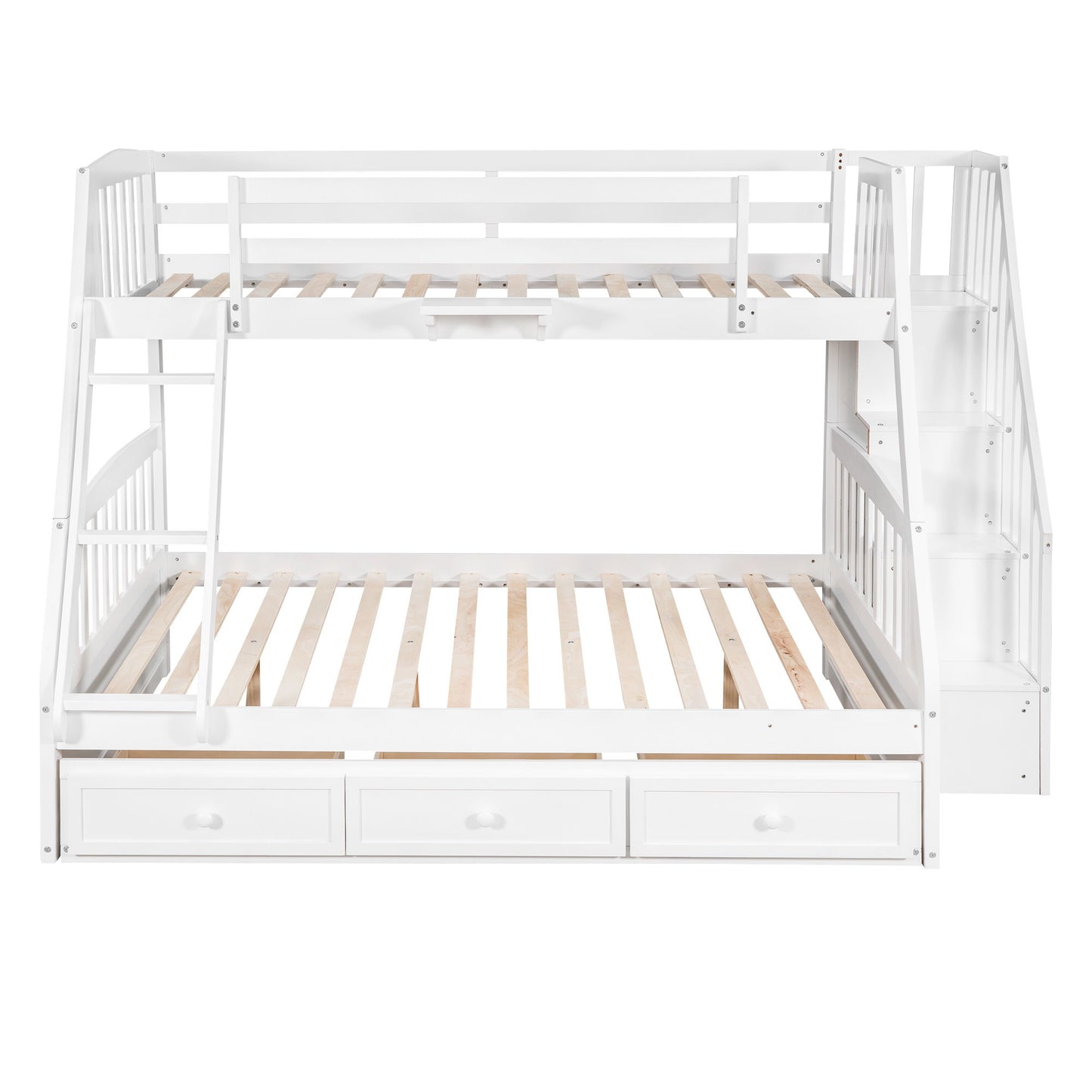 Bunk Bed With Drawers, Ladder And Storage Staircase - The Sleep Loft - Online Mattress Showroom NYC