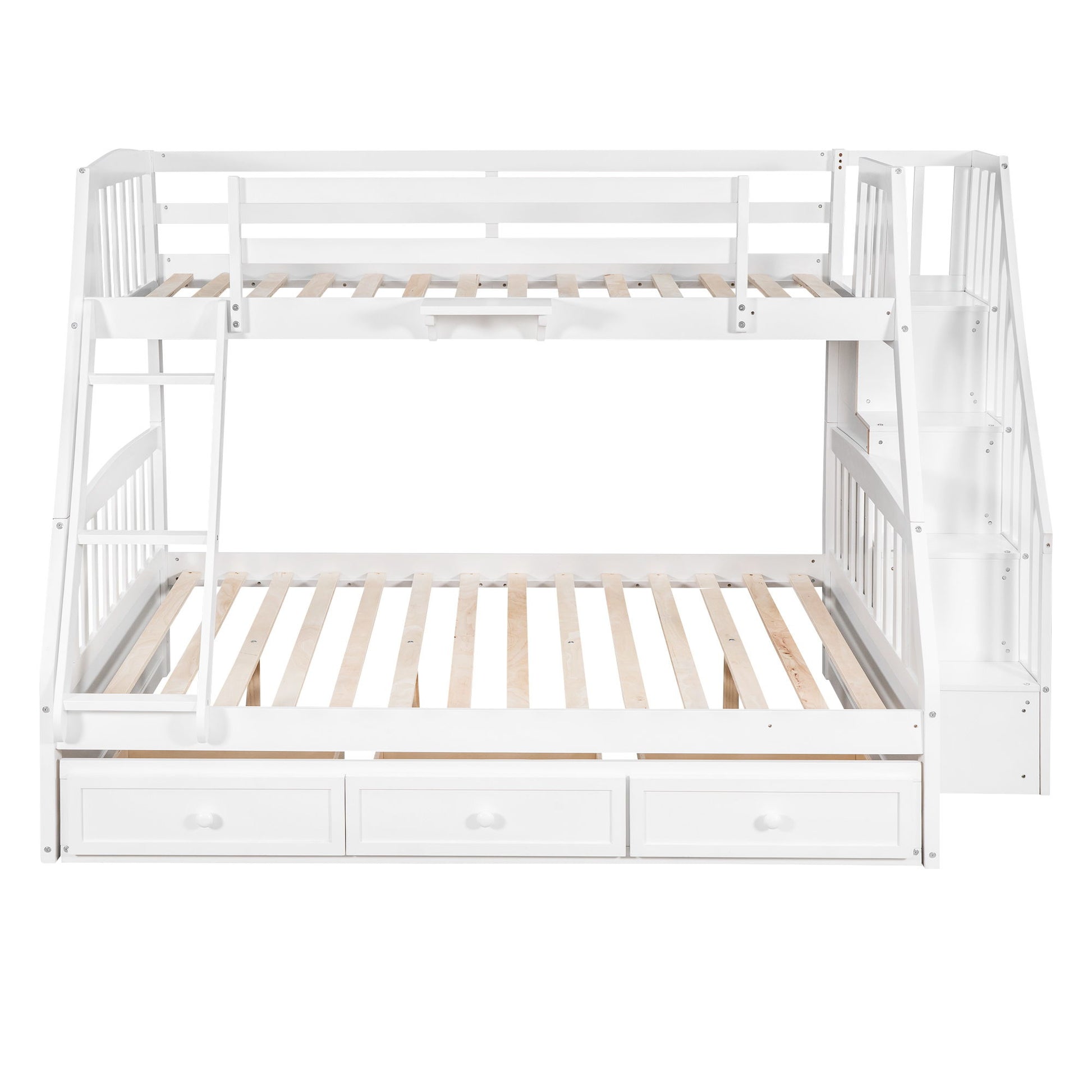Bunk Bed With Drawers, Ladder And Storage Staircase - The Sleep Loft - Online Mattress Showroom NYC