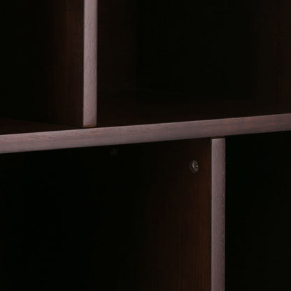 Draper - Mid Century Wide Bookcase And Storage Unit - The Sleep Loft - Online Mattress Showroom NYC