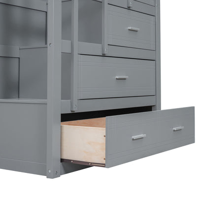 Bunk Bed With Trundle And Staircase - The Sleep Loft - Online Mattress Showroom NYC