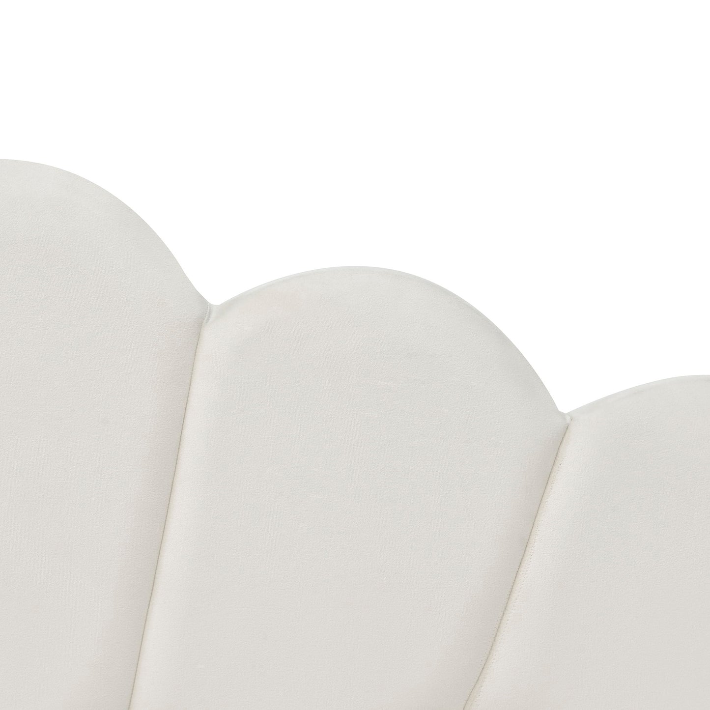 Upholstery Daybed Frame With Shell Shaped Backrest - The Sleep Loft - Online Mattress Showroom NYC