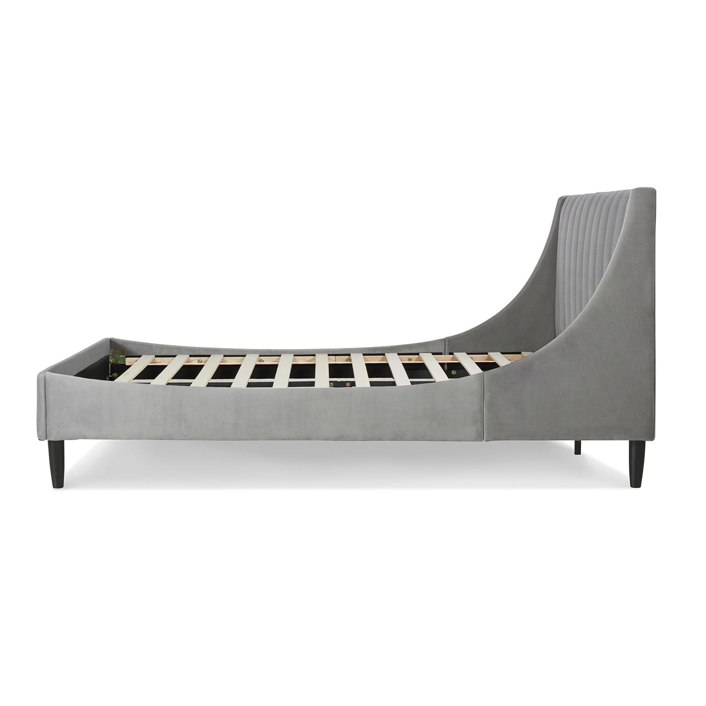 Aspen - Vertical Tufted Modern Headboard Platform Bed Set - The Sleep Loft - Online Mattress Showroom NYC