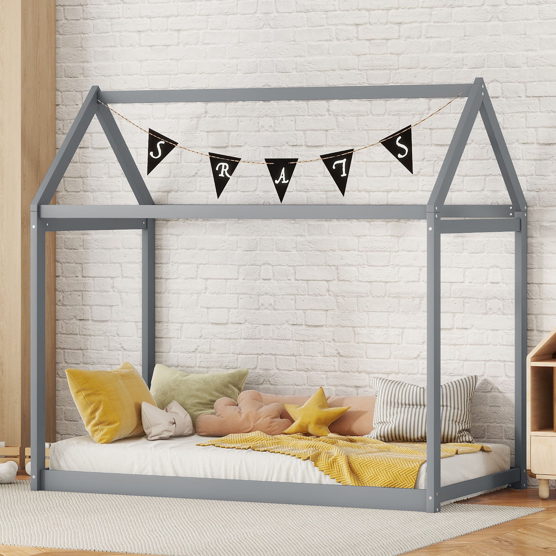 Wooden House Shaped Bed - The Sleep Loft - Online Mattress Showroom NYC