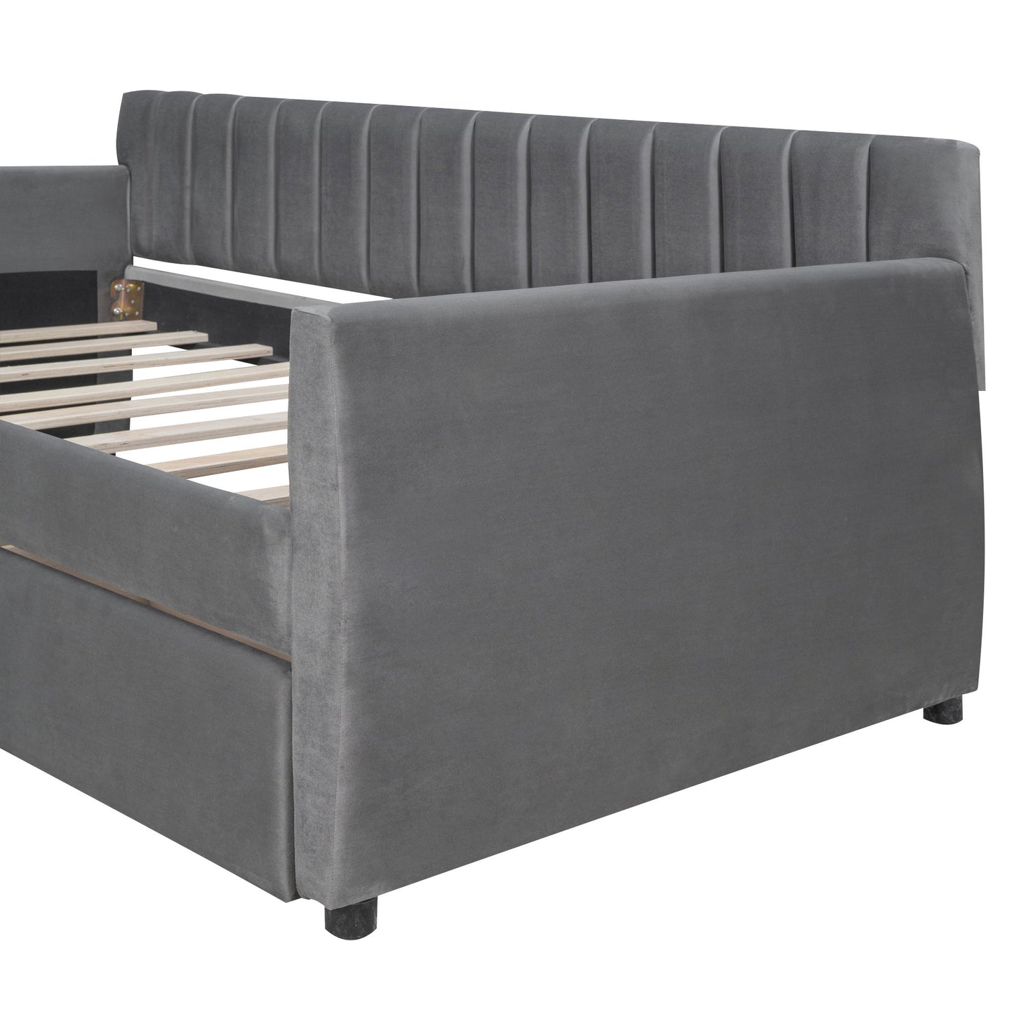 Upholstered Daybed With Slat Support - The Sleep Loft - Online Mattress Showroom NYC