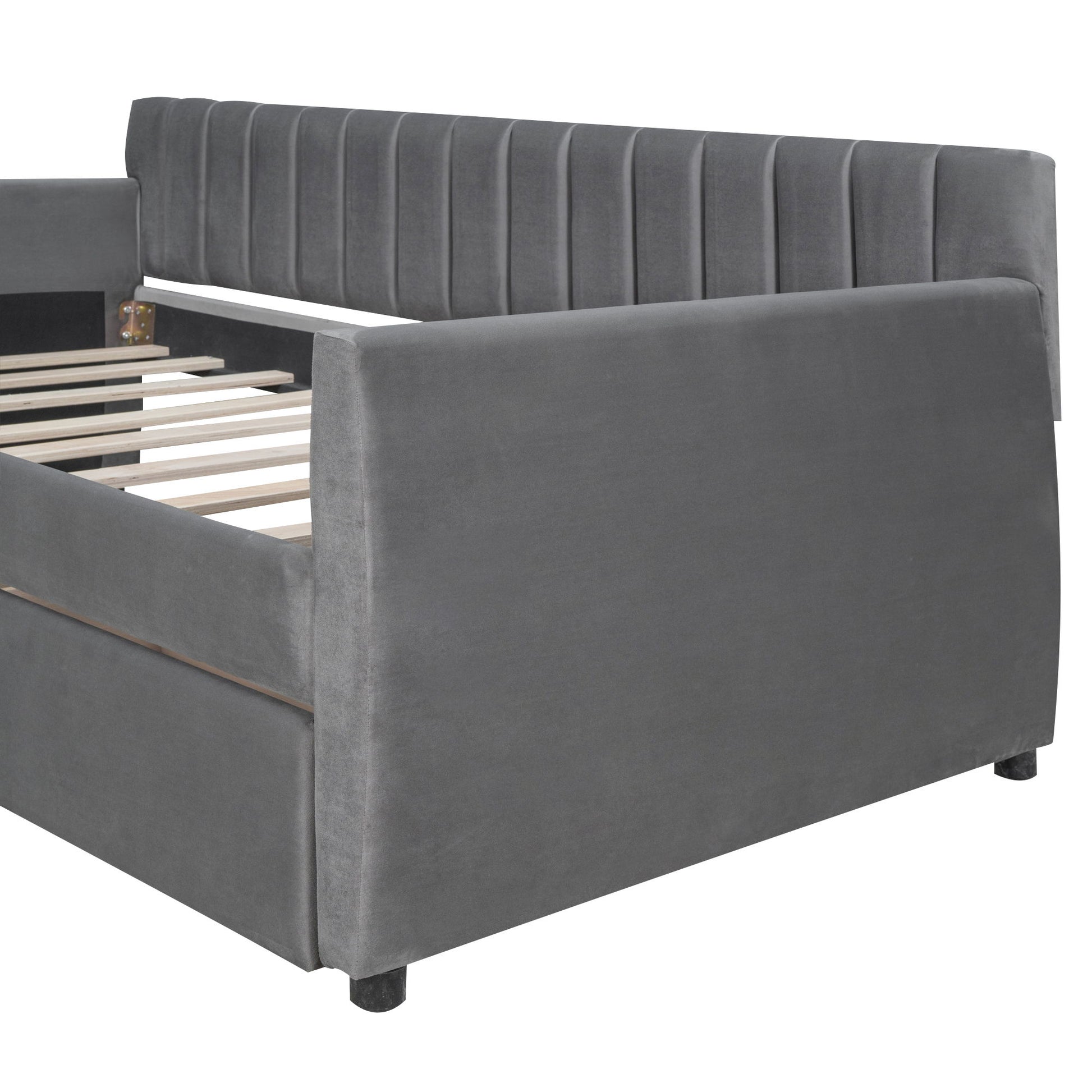 Upholstered Daybed With Slat Support - The Sleep Loft - Online Mattress Showroom NYC