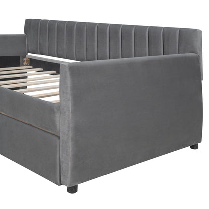 Upholstered Daybed With Slat Support - The Sleep Loft - Online Mattress Showroom NYC