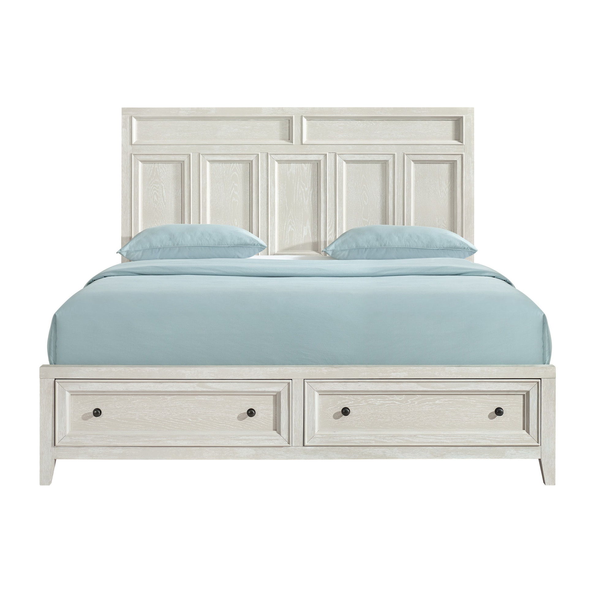 Storage Bed With Panel Headboard And Spacious Footboard Drawers - The Sleep Loft - Online Mattress Showroom NYC