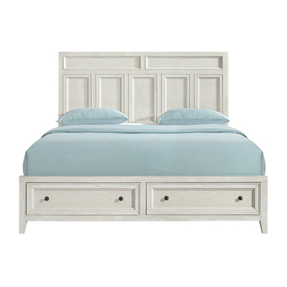 Storage Bed With Panel Headboard And Spacious Footboard Drawers - The Sleep Loft - Online Mattress Showroom NYC