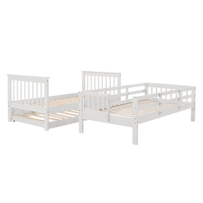Stairway Bunk Bed With Storage And Guard Rail For Bedroom - The Sleep Loft - Online Mattress Showroom NYC