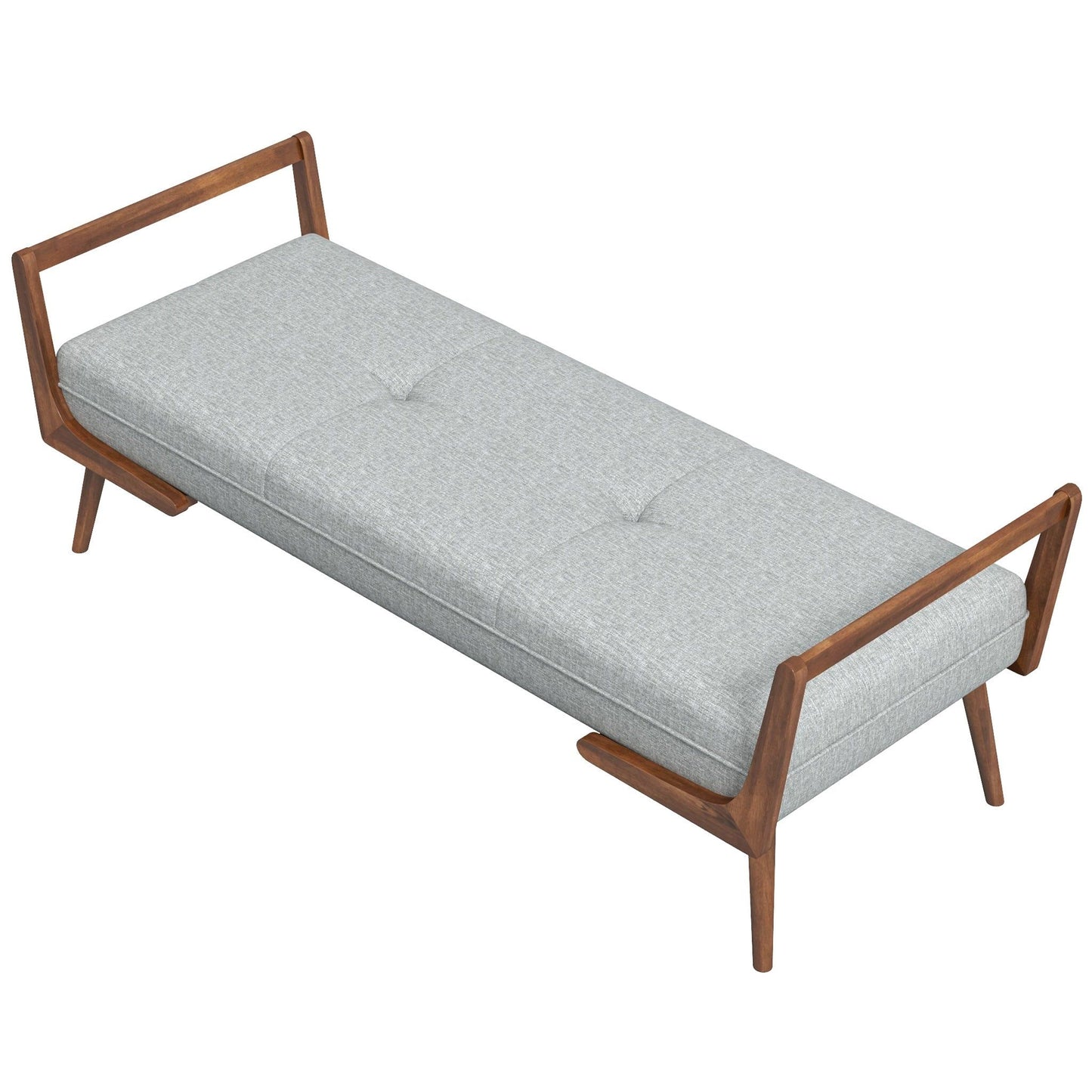 Cora - Bench - Gray - The Sleep Loft - Online Mattress Showroom NYC