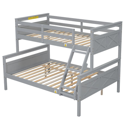 Bunk Bed With Ladder And Safety Guardrail - The Sleep Loft - Online Mattress Showroom NYC