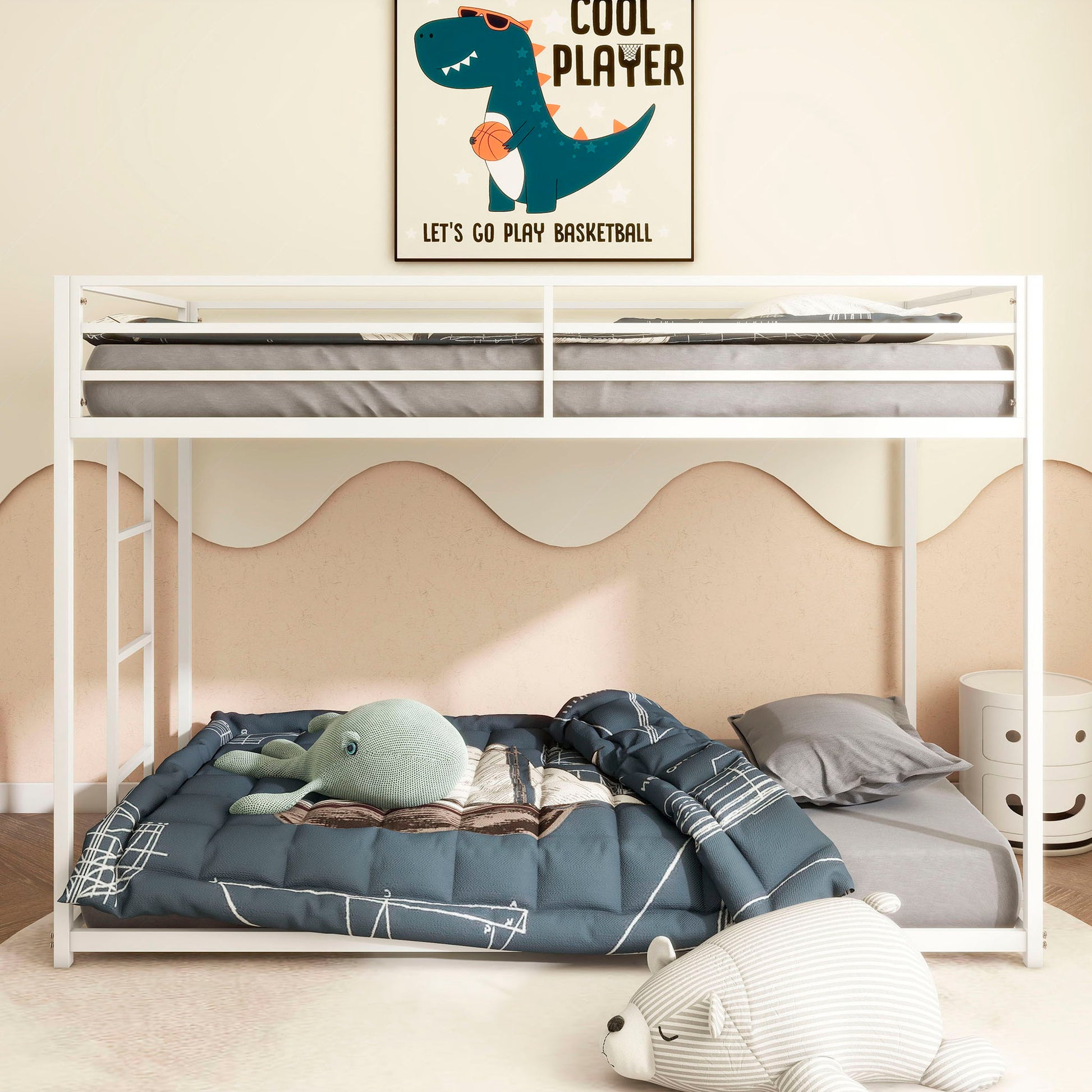 Adam - Metal Bunk Bed - The Sleep Loft - Online Mattress Showroom NYC