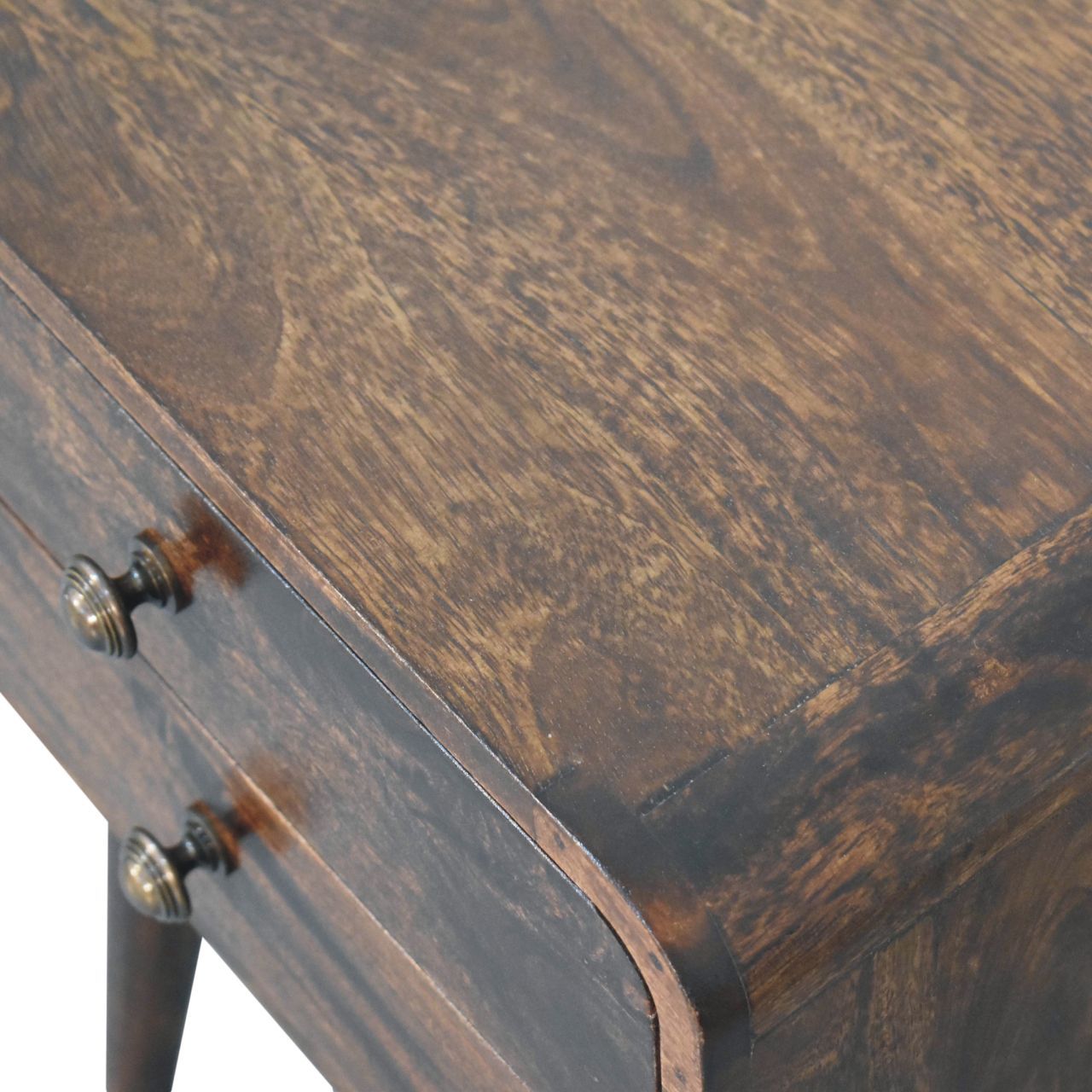 Curved Nightstand, - The Sleep Loft - Online Mattress Showroom NYC