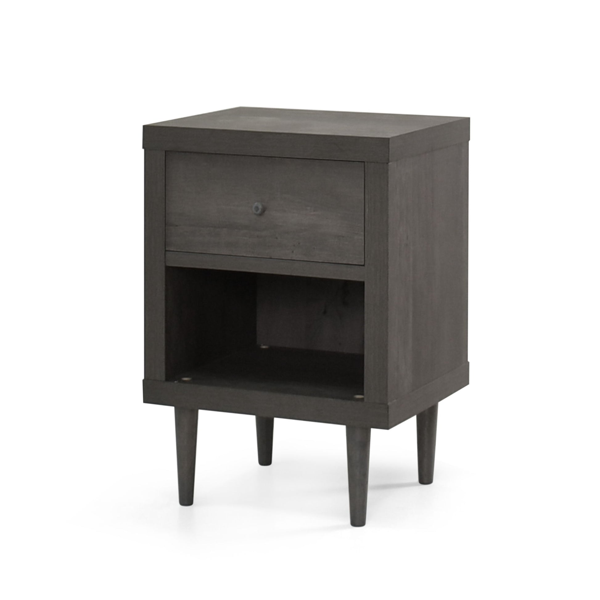 Nystrom - Single Drawer Nightstand - The Sleep Loft - Online Mattress Showroom NYC