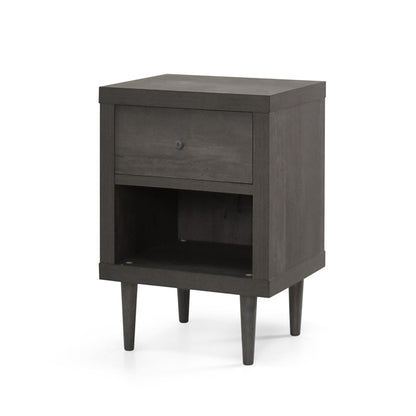 Nystrom - Single Drawer Nightstand - The Sleep Loft - Online Mattress Showroom NYC