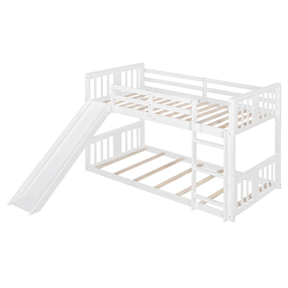 Bunk Bed With Convertible Ladder And Slide - The Sleep Loft - Online Mattress Showroom NYC