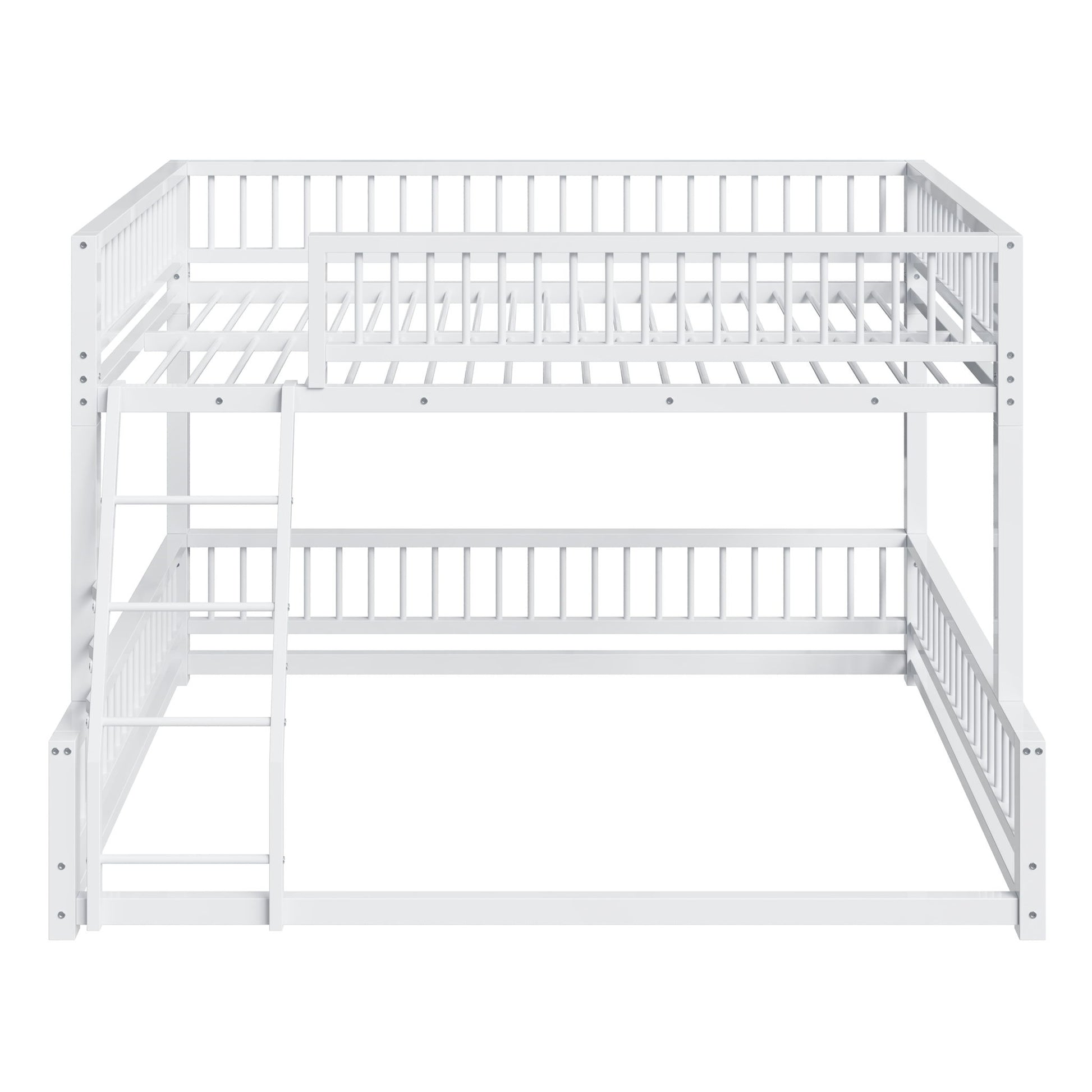Bunk Bed Frame With Ladder And Safety Guardrails - The Sleep Loft - Online Mattress Showroom NYC