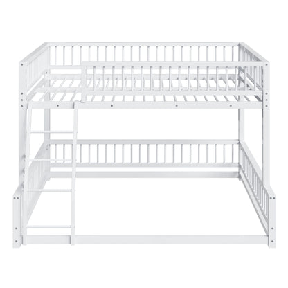 Bunk Bed Frame With Ladder And Safety Guardrails - The Sleep Loft - Online Mattress Showroom NYC