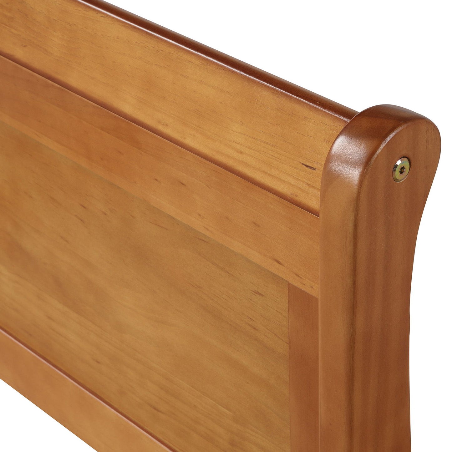 Platform Bed Frame Mattress Foundation Sleigh Bed With Headboard / Footboard / Wood Slat Suppor - The Sleep Loft - Online Mattress Showroom NYC