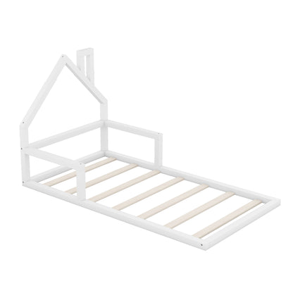 Floor Bed With House Shaped Headboard - The Sleep Loft - Online Mattress Showroom NYC