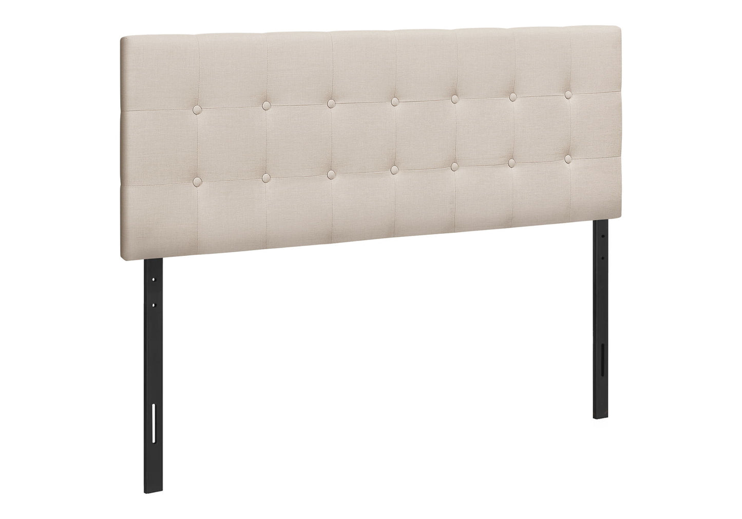 Queen Size, Bed Headboard Only, Upholstered Transitional - Beige - The Sleep Loft - Online Mattress Showroom NYC