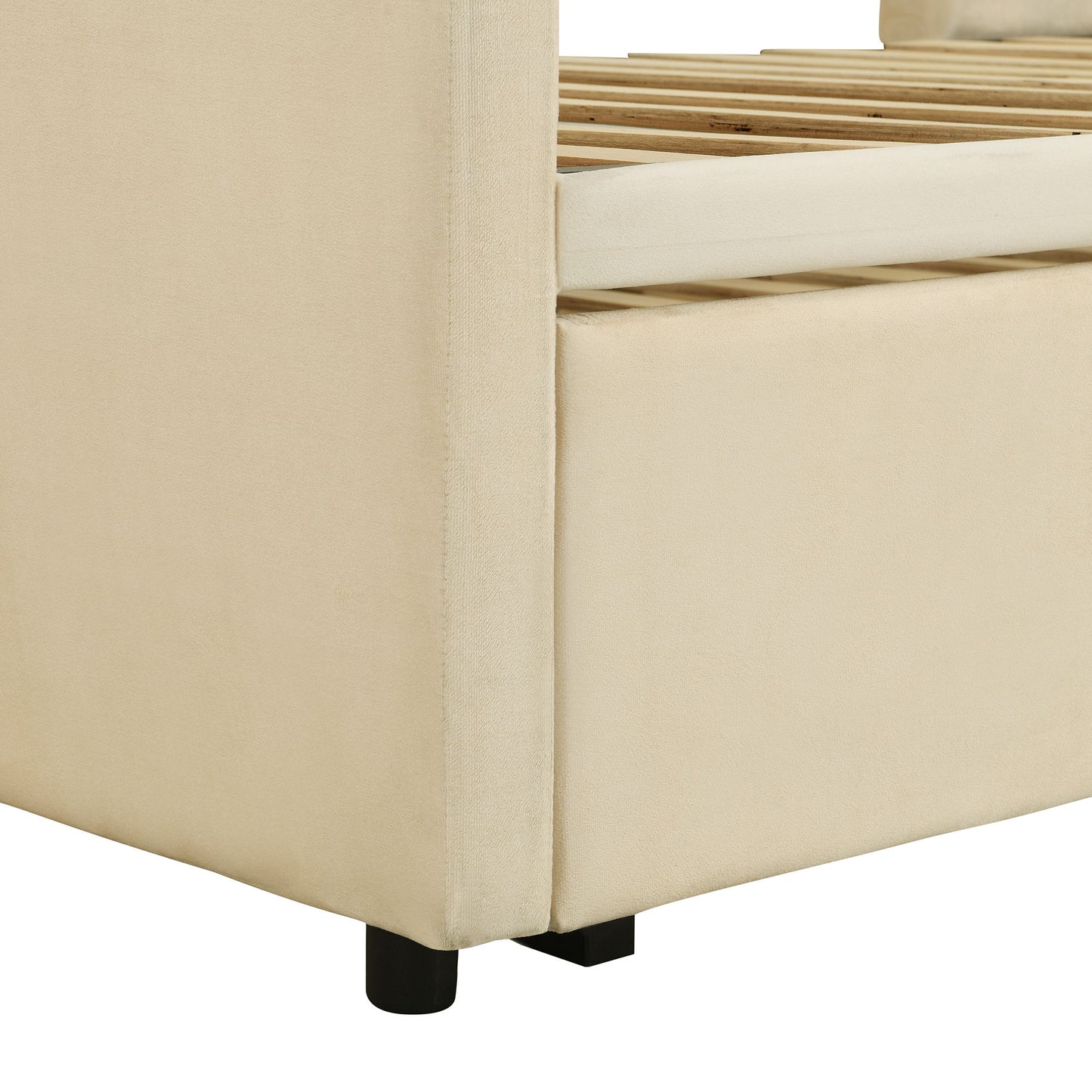 Twin Size Upholstered Daybed With Pop Up Trundle - The Sleep Loft - Online Mattress Showroom NYC