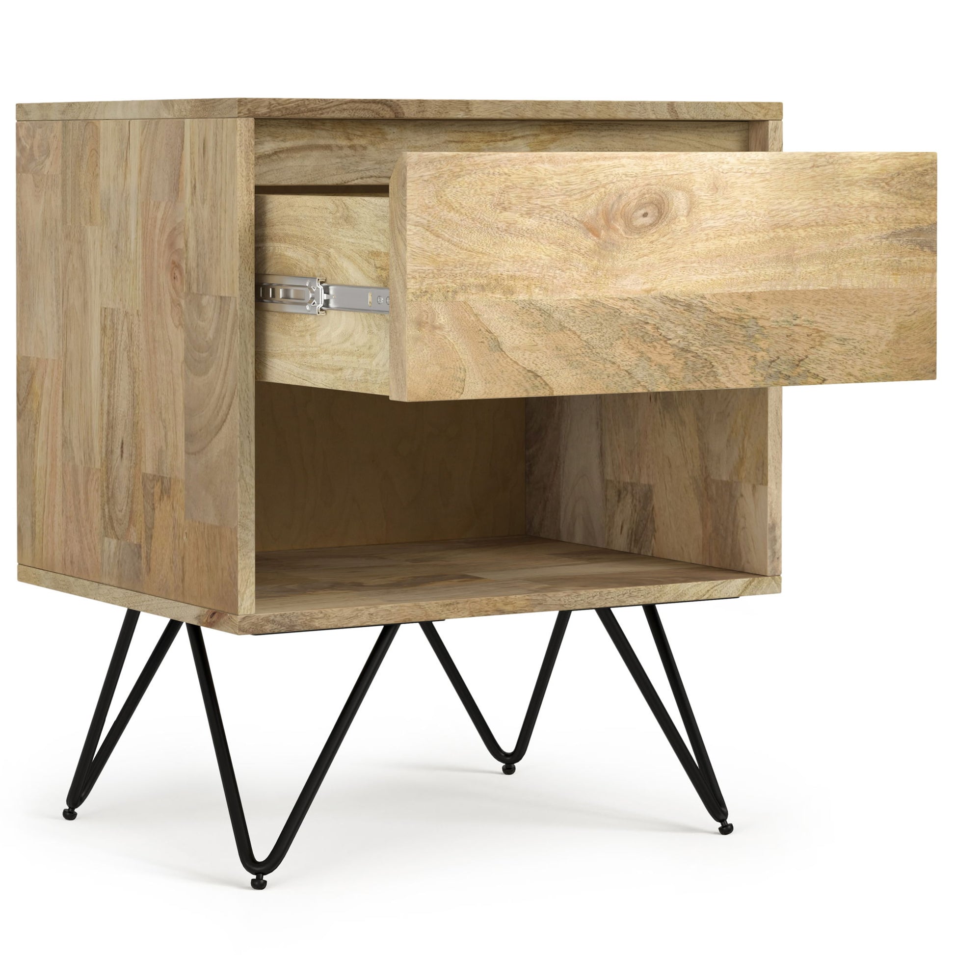 Hunter - Nightstand - Natural - The Sleep Loft - Online Mattress Showroom NYC