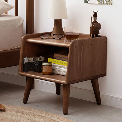 Bedside Cabinet, Modern Simple Nightstands European Beech - The Sleep Loft - Online Mattress Showroom NYC