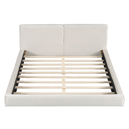 Upholstered Platform Bed, Grounded Bed With Solid Frame - The Sleep Loft - Online Mattress Showroom NYC