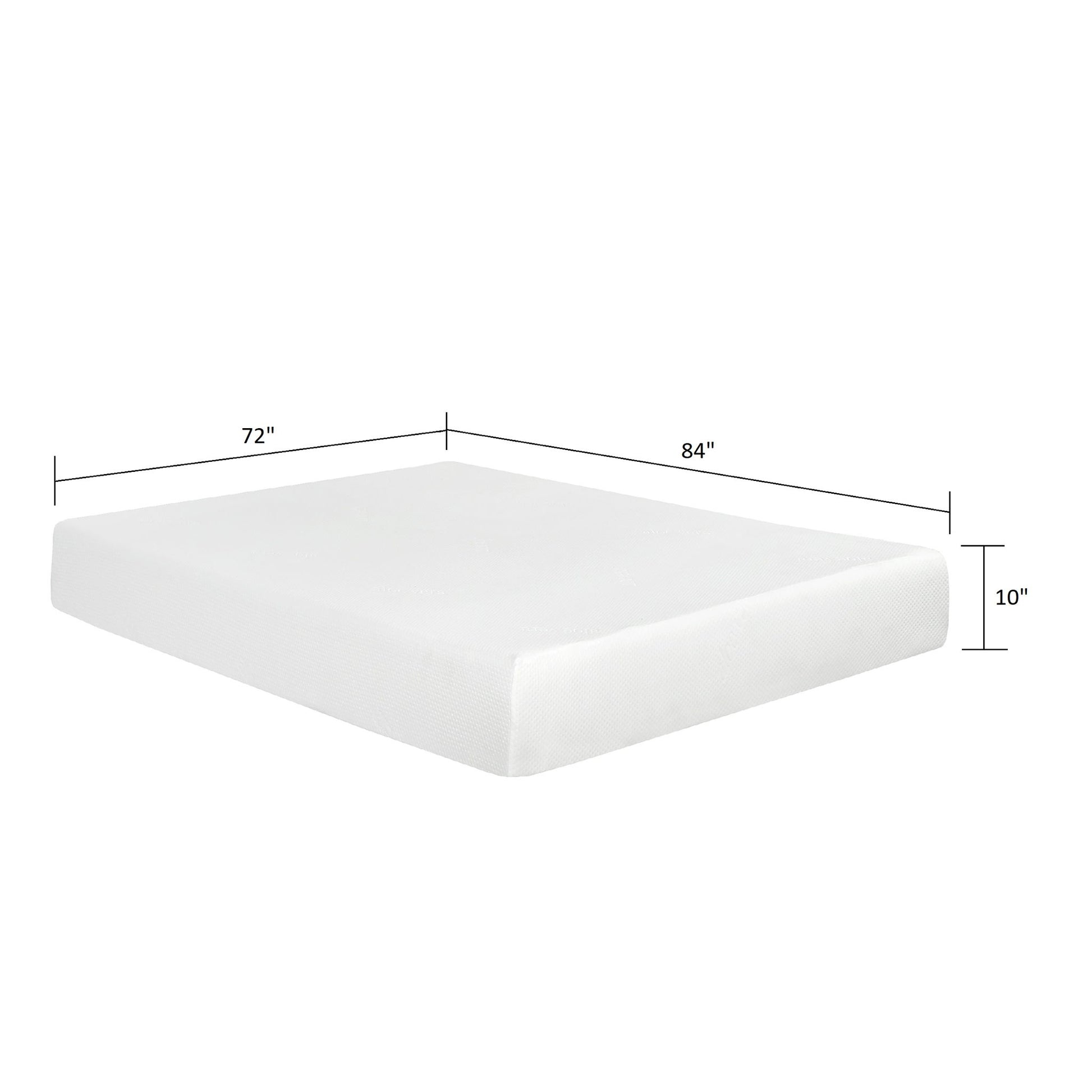 10" Plush Gel Memory Foam Mattress Bed With Cooling Technology, Aloe Vera Cover - The Sleep Loft - Online Mattress Showroom NYC