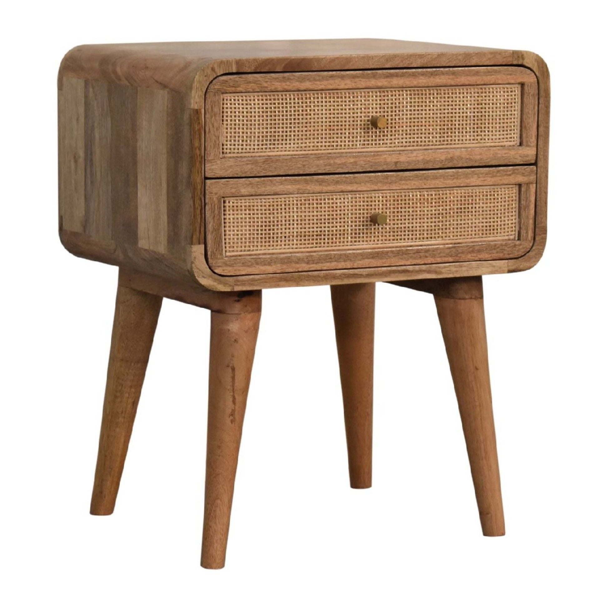 Close Knit 2 Drawer Nightstand - Oak - The Sleep Loft - Online Mattress Showroom NYC