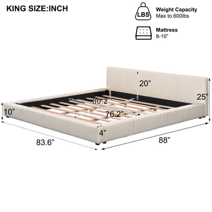 Stylish Upholstered Bed With Birch Wood Frame - The Sleep Loft - Online Mattress Showroom NYC