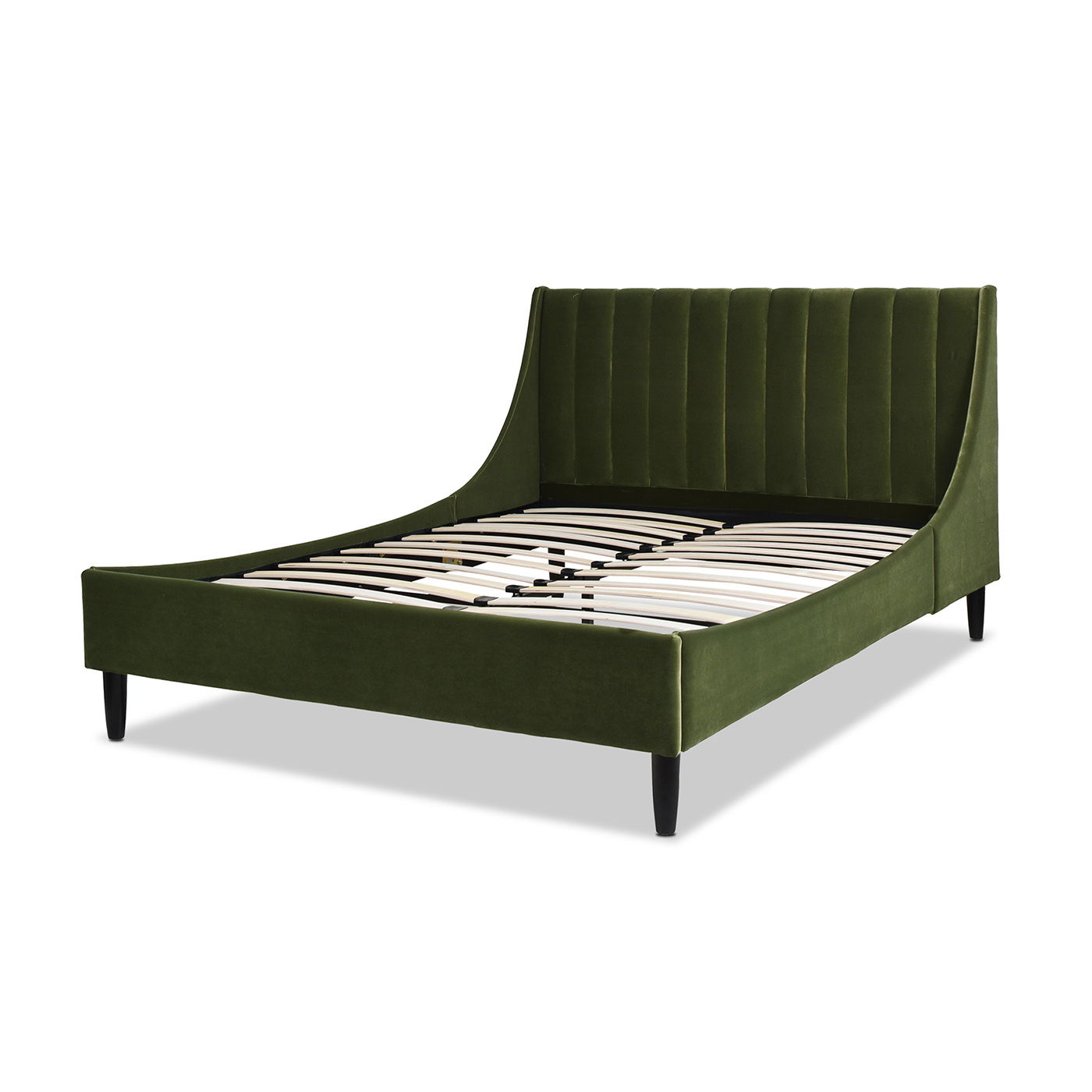 Aspen - Vertical Tufted Modern Headboard Platform Bed Set - The Sleep Loft - Online Mattress Showroom NYC