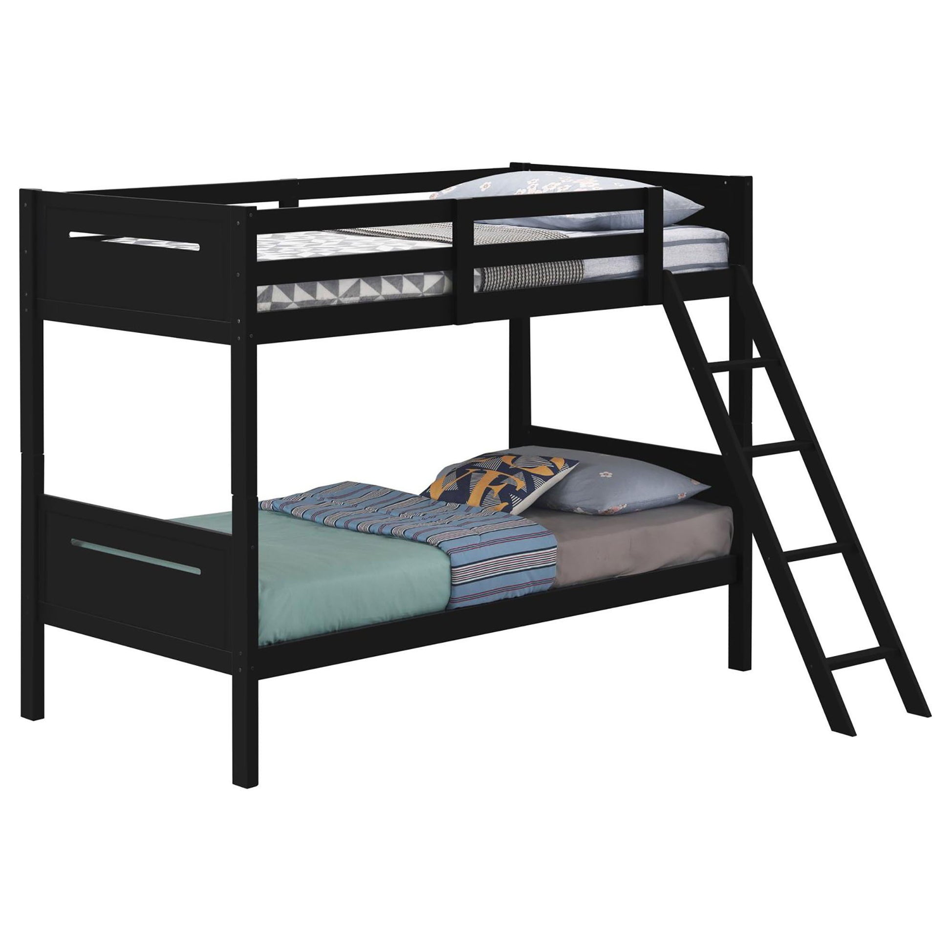 Bunk Bed With Built In Ladder, Safety Guardrails And Angled Access Step - The Sleep Loft - Online Mattress Showroom NYC