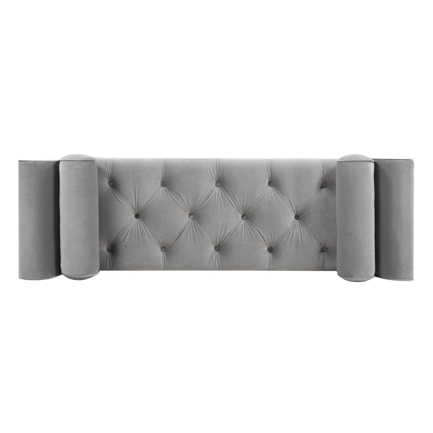 Alma - Tufted Flared Arm Entryway Bench - The Sleep Loft - Online Mattress Showroom NYC