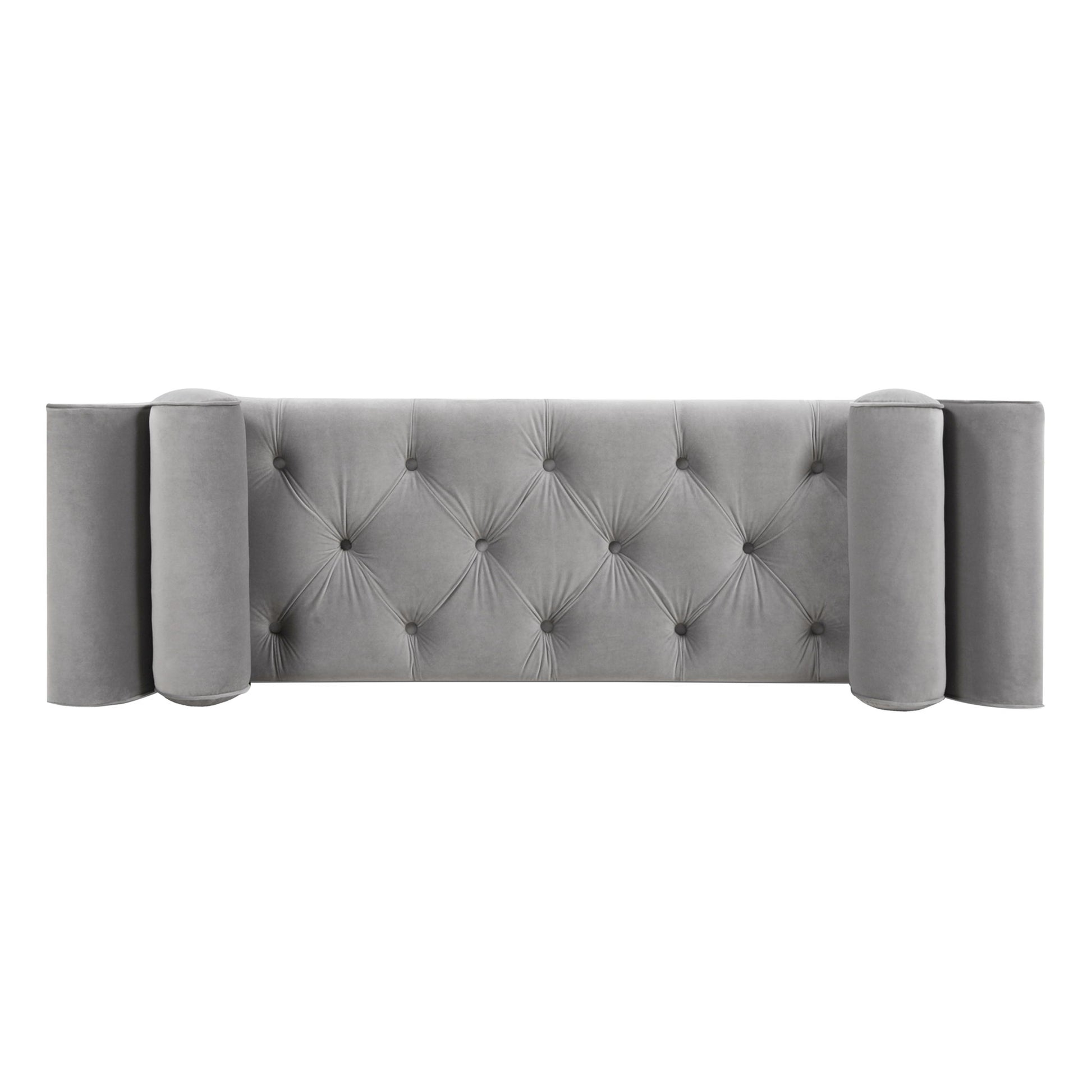 Alma - Tufted Flared Arm Entryway Bench - The Sleep Loft - Online Mattress Showroom NYC